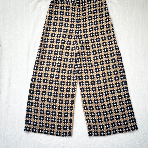 Zara Patterned Satin Pants - Picture 2 of 9